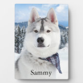 Fotonaam tablet Plaque met Easel Fotoplaat (voorkant)