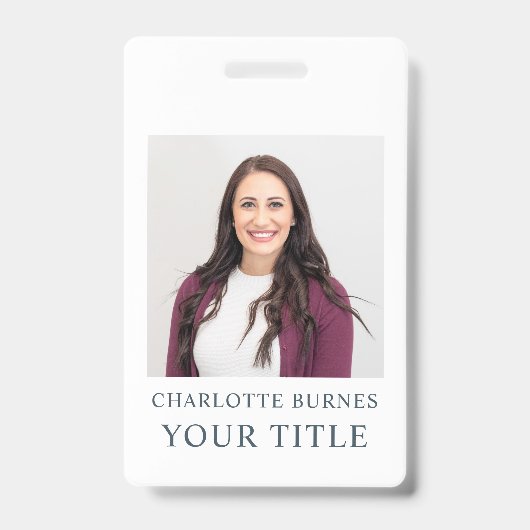 Fotonaam Titel Badge (Front)