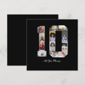 Fotonummer 10 collage bedankkaart (Voorkant / Achterkant)