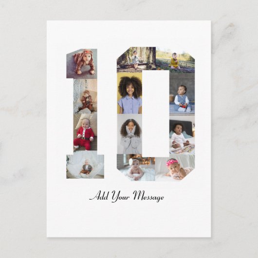 Fotonummer 10 collage briefkaart (Voorkant)