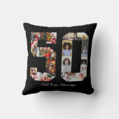 Fotonummer 50 collage kussen (Achterkant)