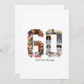 Fotonummer 60 collage bedankkaart (Voorkant / Achterkant)