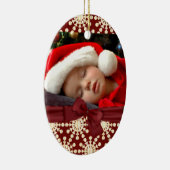 fotoovaal versieringsmiddel keramisch ornament (Rechts)