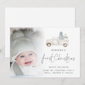 Fotooverlay Baby First Kersttruck (Voorkant / Achterkant)