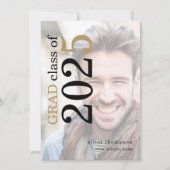 Fotooverlay Bold Typografie 2023 Afstuderen Aankondiging (Voorkant)