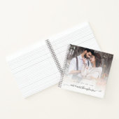 Fotooverlay Script Heart Weddenschap Notitieboek (Binnen)