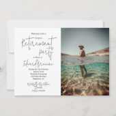 Fotopalm strand Modern Kaart (Voorkant)