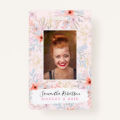 Fotopas van moderne chemische goudverf badge (Voorkant)