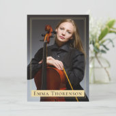 Fotoperator model Actor Promo Comp Zed Kaart (Staand voorkant)