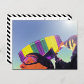 fotoperfecte skydiver briefkaart (Voorkant / Achterkant)