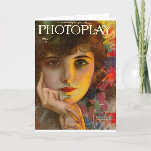 Fotoplay tijdschriftcover voor 1923 kaart (Voorkant)