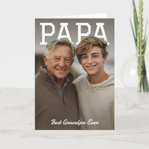 FotoPop Papa Beste Opa Ooit Foto Kaart