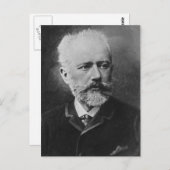 Fotoportret Tchaikovsky Briefkaart (Voorkant / Achterkant)