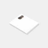Fotoportret van Chocolate Labrador Post-it® Notes (Schuin)