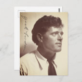 Fotoportret van Jack London Briefkaart (Voorkant / Achterkant)