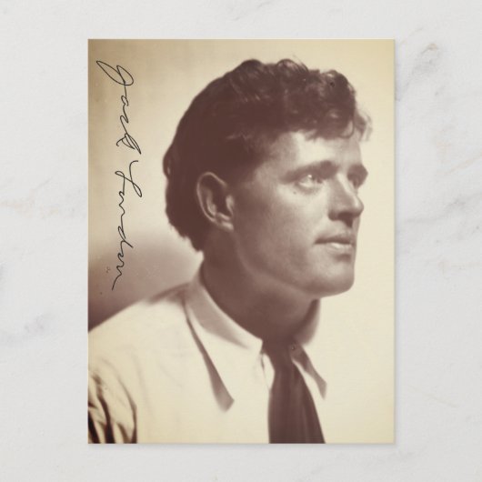 Fotoportret van Jack London Briefkaart (Voorkant)