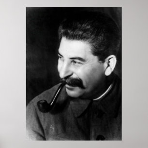 Fotoportret van Stalin Poster