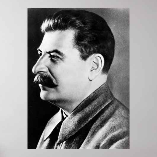 Fotoportret van Stalin Poster (Voorkant)
