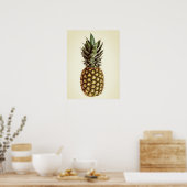 Fotoposter kleine  ananas poster (Keuken)