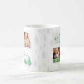 Fotoposters Groene kerstboompjes Koffiemok (Center)
