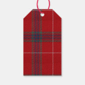 Fotopotjes Tartan Red ID589 Cadeaulabel (Achterkant)