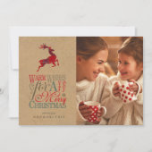 Fotopotjes Tartan Red ID589 Kaart (Voorkant)