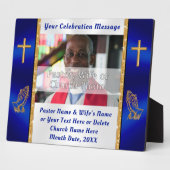 Fotopredikant en First Lady Jubileum Ideeën Gift Fotoplaat (Zijkant)