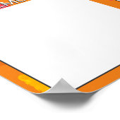 Fotopresentator van de maandelijkse opname poster (Hoek)