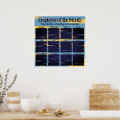 Fotopresentator van de maandelijkse opname poster (Keuken)