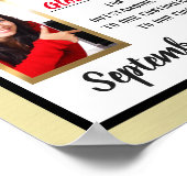 Fotopresentator van het poster voor maandelijkse t (Hoek)