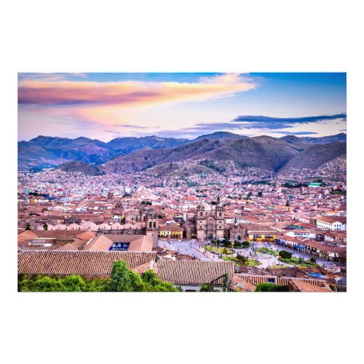 Fotoprint Cusco Peru Foto Afdruk (Voorkant)