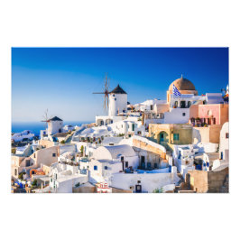 Fotoprint Santorini Griekenland Foto Afdruk