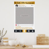 Fotoprop voor Lijst van sociale media Poster (Keuken)