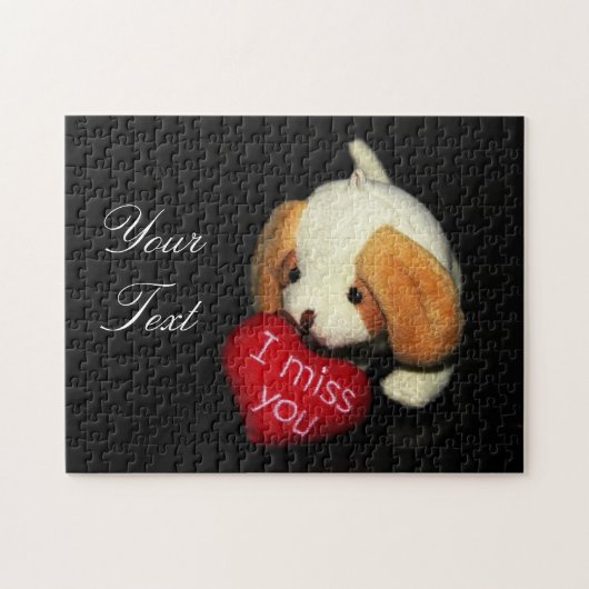 Fotopuzzle: "Ik Miss You" Legpuzzel (Horizontaal)