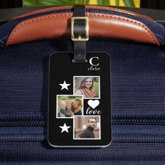 fotorooster Eenvoudig ontwerp Bagagelabel