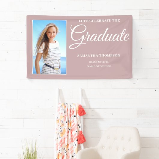 Fotoroze Afstuderen Spandoek (Insitu)