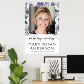 Fotorozen Welkom Teken Ter Herinnering Poster (Thuiskantoor)