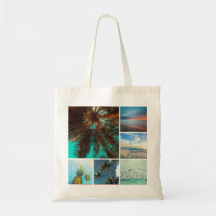 Foto's 6 van Instagram van de douane het Canvas Tote Bag