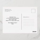 Foto's collage Prettige feestdagen Simple Classy R (Achterkant)