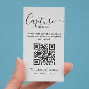 Foto's delen met QR-code Informatiekaartje