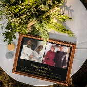 Foto's Gold Text Jubileum Foto Poster