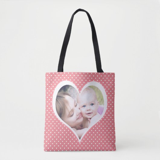 Foto's in harten op maat Moeder's Draagtas (Voorkant)