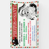 Foto's met kerstbanner spandoek (Verticaal)