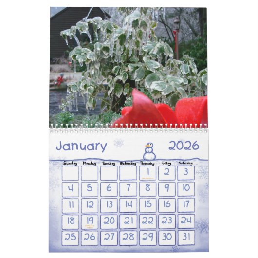 Foto's natuur kalender (Jan 2026)