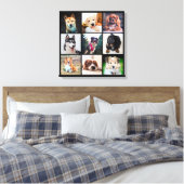 Foto's puppies Honden Instagram Canvas Afdruk (Insitu (Slaapkamer))