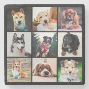 Foto's puppies Honden Instagram Stenen Onderzetter