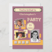 Foto's toevoegen voor mannen van elke 21e jarige f kaart (Voorkant)