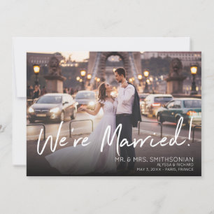 Foto's V2 Wedding & Reception Announcement Kaart