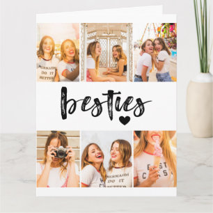 Foto's van beste vrienden Collage van beste vriend Kaart
