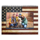 Foto's van de  Amerikaanse vlaggenpatriottische fa Kalender (Hoes)